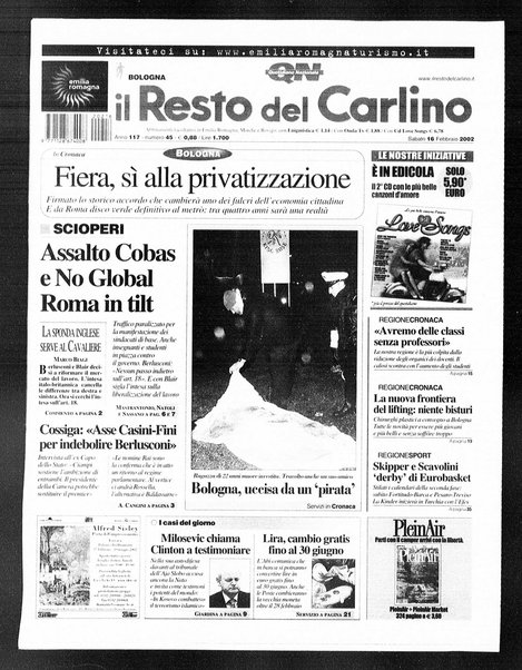 Il Resto del Carlino : giornale dell'Emilia